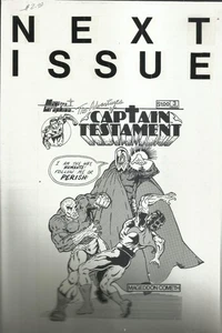 ORIGINAL ARTWORK_CAPTAIN TESTAMANT Issue #02 Next Issue Blurb - Picture 1 of 1
