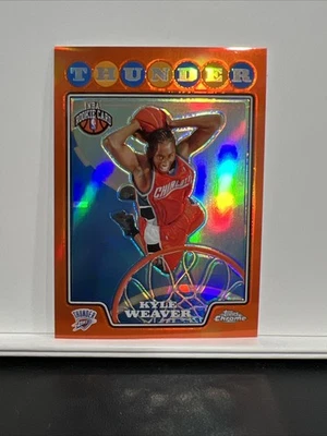 2008-09 Topps Chrome - Kyle Weaver Rc #213 Orange Refractor /499 Rookie - Image 1 of 3