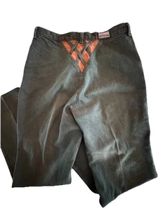 Pantalones de mezclilla vintage Rough Rider By Circle T para mujer 15/16 verde bosque usados en excelente estado años 80/90 retro - Imagen 1 de 13
