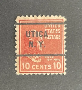 Utica, New York Type 255 Precancel - 10 cents Prexie - U.S. #815 - NY - Picture 1 of 1