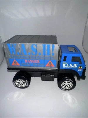 Vintage 1990's Tonka W.A.S.H. Toxic Waste Authority Utility Truck 7" Long - Image 1 of 4