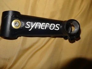 Vintage SYNCROS Cattleprod Mountain Bike Stem 1-1/8" 0 Rise 130mm 25.4 Black - Picture 1 of 3