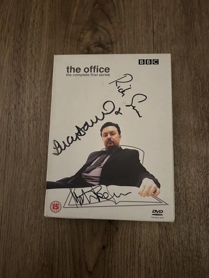 The Office DVD, Signed by Ricky Gervais,Martin Freeman, Lucy Davis - Image 1 of 2