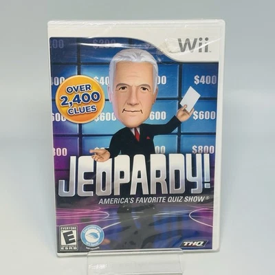 Jeopardy (Nintendo Wii, 2010) Factory SEALED! Brand New! Absolute Classic! 🔥 - Image 1 of 3