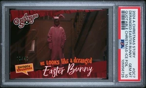 PSA 10 Cryptozoic A Christmas Story Ice Foil Deranged Easter Bunny #/40 POP 1 - Picture 1 of 4