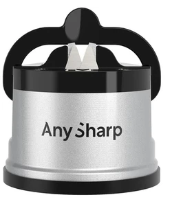 AnySharp Knife Sharpener, Hands-Free Safety, PowerGrip Suction - Picture 1 of 12