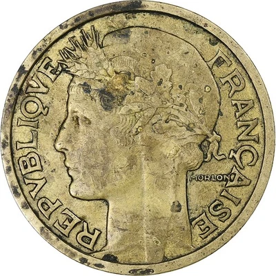 [#1305133] France, Franc, Morlon, 1935, Paris, Aluminum-Bronze, EF, KM:885 - Image 1 of 2