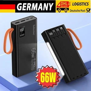 66W Powerbank 50000mAh Externer Akku 4 USB 2-Port Für Samsung iPhone Handy - Bild 1 von 20