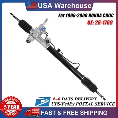 Power Steering Rack And Pinion 26-1769 For 1996-2000 Honda Civic DX Sedan 4-Door - Изображение 1 из 4