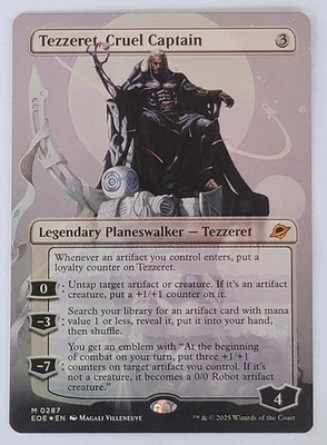 Tezzeret, Cruel Captain (Borderless Foil) - NM - EOE 0287 - MTG - Magic - Image 1 of 2