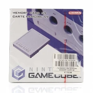 Accesorios Nintendo Gamecube: tarjeta de memoria original Memory Card gris sellado NUEVO - Imagen 1 de 7