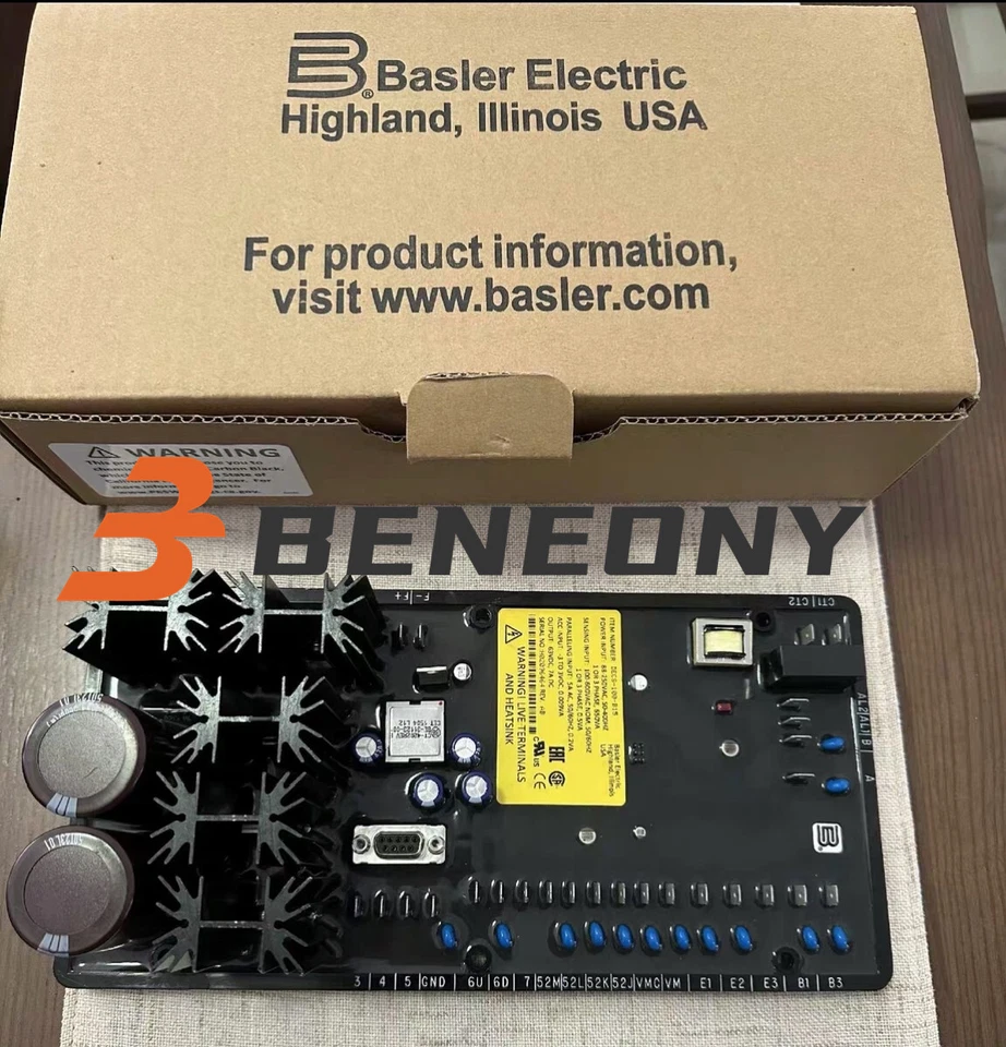 New Basler DECS-100-B15 AVR Automatic Voltage Regulator 1-Year Warranty ! - Image 1 of 3