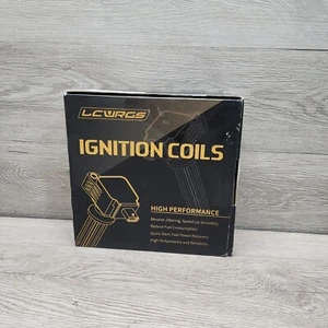LCWRGS Black High Performance Heavy Duty Ignition Coil Replaces UF624 Set Of 6 - Picture 1 of 4