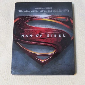 Man Of Steel - Steelbook (Blu-Ray & DVD) Henry Cavil DC Limited - Picture 1 of 2