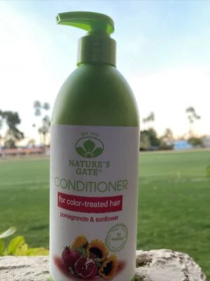 1 ACONDICIONADOR NATURE'S GATE PARA CABELLO TRATADO CON COLOR GRANADA Y GIRASOL 18 OZ Foto 1 de 3