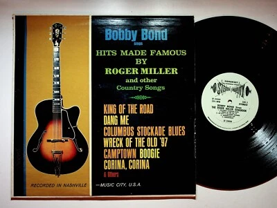 Bobby Bond Sings Roger Miller Country Song Hits Vinyl LP Record - Image 1 of 4