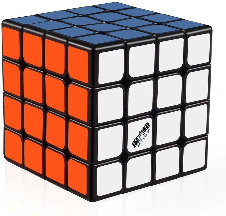 QiYi WuQue 4x4x4 Negro MoFangGe Cubo de Velocidad Cubo Mágico Puzzle Juguetes Envío desde EE. UU. Foto 1 de 1