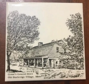 Sturbridge Village Mass Ma Miner Grants Tienda General Remache de Cerámica Nuevo - Imagen 1 de 3