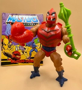 Figura Mattel Masters of the Universe 1984 Motu Clawful con cómic 100 % original - Imagen 1 de 11