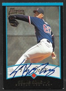 2001 BOWMAN #279  Seung Song  ROOKIE  BOSTON RED SOX  SIGNED AUTOGRAPH AUTO COA