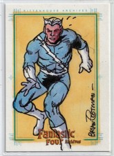 Rittenhouse 2008 Fantastic Four Archives Quicksilver Sketch Card - Brian Postman