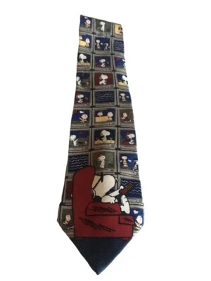 Corbata de seda para surf Peanuts Snoopy Channel Foto 1 de 4