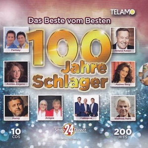100 JAHRE SCHLAGER - 10 CDs - 200 Hits - DAS BESTE VOM BESTEN - Various Artists - Bild 1 von 2