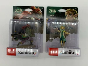 The Legend of Zelda Tears of the Kingdom Zelda & Ganondorf amiibo Set - Picture 1 of 8