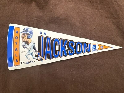 Bo Jackson Kansas City Royals MLB pegatina banderín años 80 recuerdos Foto 1 de 2