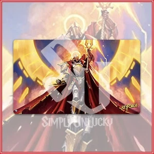 KEYFORGE: Lieutenant Gorvenal PLAYMAT Card Game Pokemon Yugioh Fantasy Flight - Picture 1 of 2