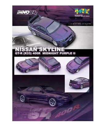 INNO64 1/64 🇨🇵 Nissan skyline gtr-r33, NISMO 400R, Convention Hong Kong Toycar - Photo 1/4
