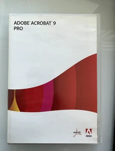 Adobe Acrobat 9 Professional For PC. Not for Windows 10 or 11. - Picture 1 of 1
