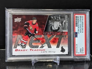 2019-2020 Upper Deck Brady Tkachuk Generation Next #GN-9 PSA 9 MINT - Imagen 1 de 4