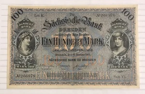 Germany 100 Mark 1911 P-S952 XF - Picture 1 of 2