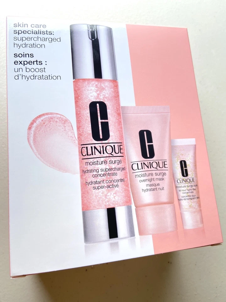 Clinique Moisture Surge Hydrating Supercharged Concentrate 3 PC Set