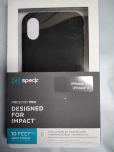 Speck Presidio Pro Apple iPhone X & iPhone XS (5.8inch) Case - Black - Picture 1 of 3