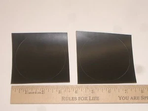 BASE DE PELÍCULA DE PLÁSTICO PROTECTORA PROCOMM 3.7PA 2 PIEZAS 3" PARA MONTAJE DE ANTENA MAGNÉTICA - Imagen 1 de 1