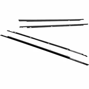 Weatherstrip 4Pcs Glass Moulding Outer Fit 2005-2015 TOYOTA HILUX VIGO KUN25&26 - Foto 1 di 6