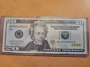 June 6, 2002 20 Dollar Bill Birthday Note 20020622 - Picture 1 of 2
