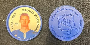 Orland Kurtenbach 1995-96 Parkhurst “ 66-67 “ Trading Coin #90 New York Rangers - Picture 1 of 1