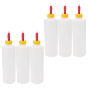 6Pcs Lamb Goat Calf 400ml Feeding Bottle Nursers Milk Bottle Farm Animal Feeder - Picture 1 of 12