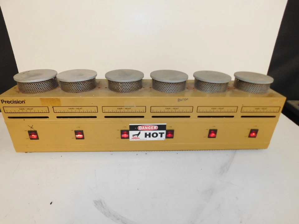 PRECISIÓN VARI-CALOR 6-PLACA CALIENTE QUEMADOR ESTACIÓN- modelo 65500 (LXJ25) Foto 1 de 4