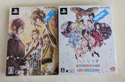 Playstation PS Vita Hanayamata Yosakoi + Hakuoki Zuisouroku Limited Editions CIB - Image 1 of 4