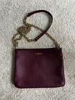 Lodis Emily 5 in 1 Convertible Bag Purse Dark Red Italian Leather