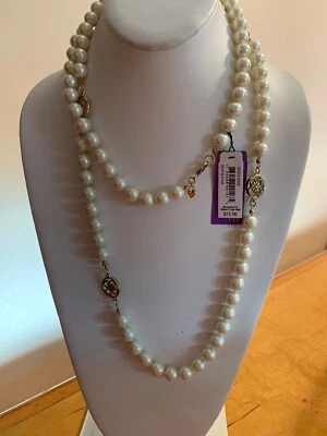 "Collar estación perlas de vidrio Carolee 43"" $75 S161" Foto 1 de 4