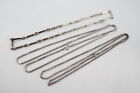 Sterling Silver Chain Necklaces Boxed Belcher Bar Twist x 3 (32g)