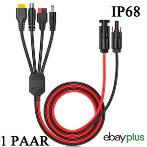 SolarKabel 5M 1M DC Adapter Verlängerungskabel 12AWG für Powerstation 7909 XT60 - Bild 1 von 6