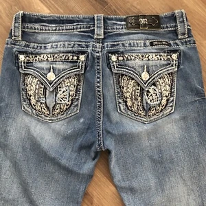 Vaqueros MISS ME bordados lentejuelas pedrería talla mujer 29 - Imagen 1 de 10