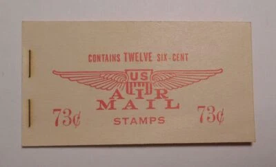 1949 AIRMAIL BKC4 73c (2 X C39a panes) BA5 IId MNH booklet Furman CV $30 - Image 1 of 4