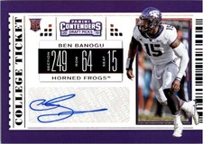 2019 Panini Contenders Draft Picks Football Card Pick (Base)
